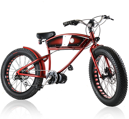Matteucci Wonderbike Classic Type 1, fat bike rossa